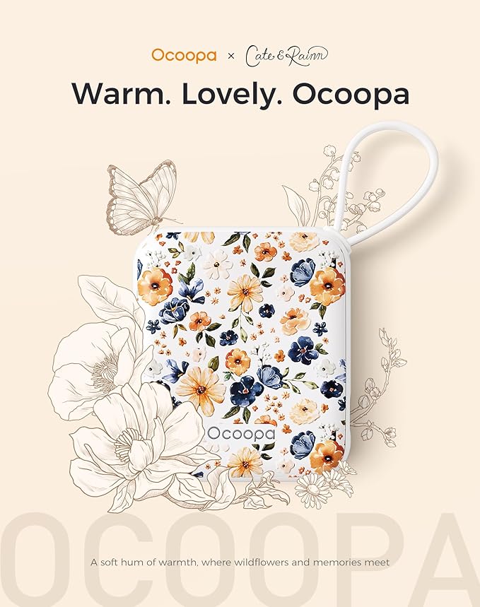 CosyClutch Portable Handwarmers Flower Design